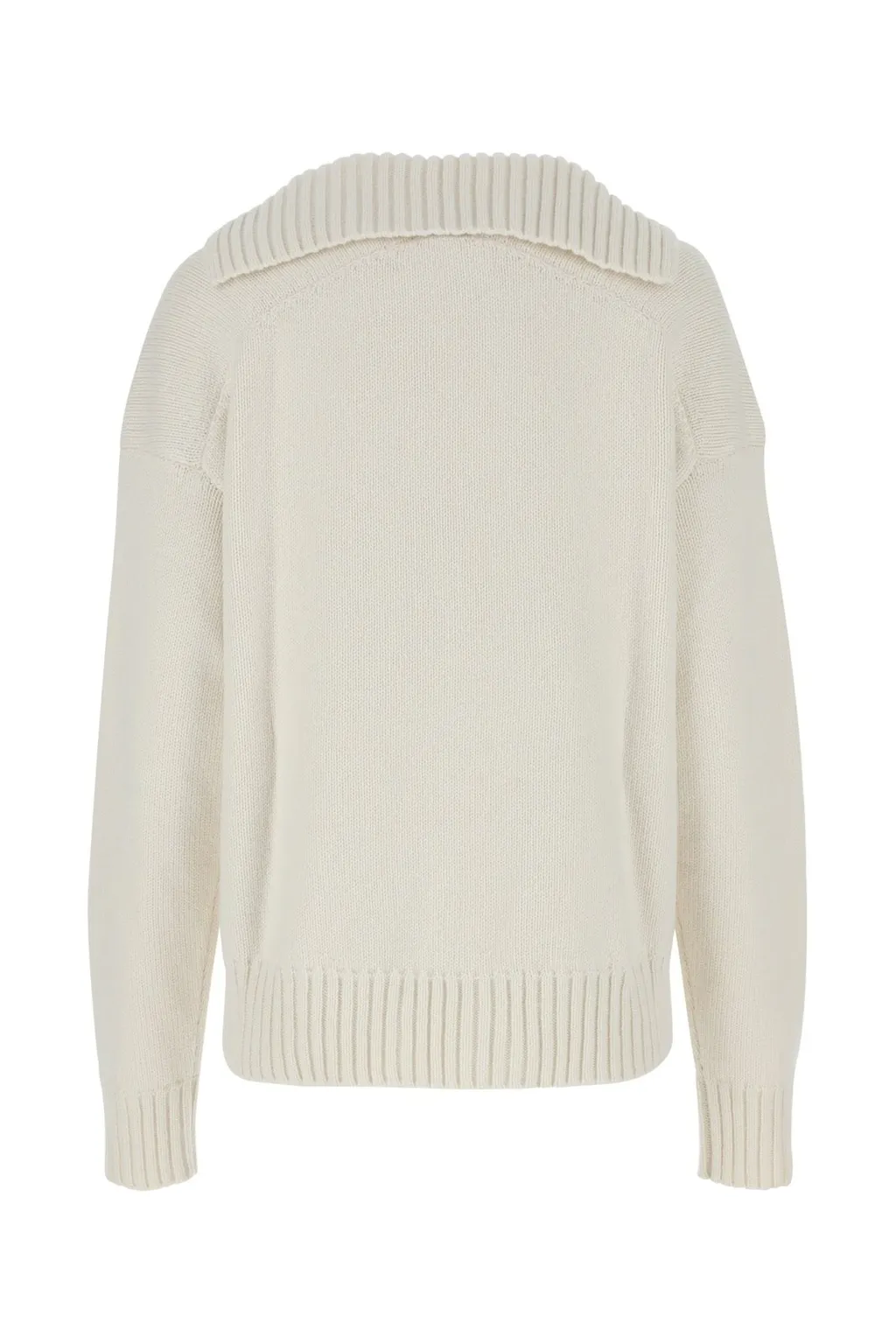 Jil Sander	Long Sleeved Split-Neck Jumper