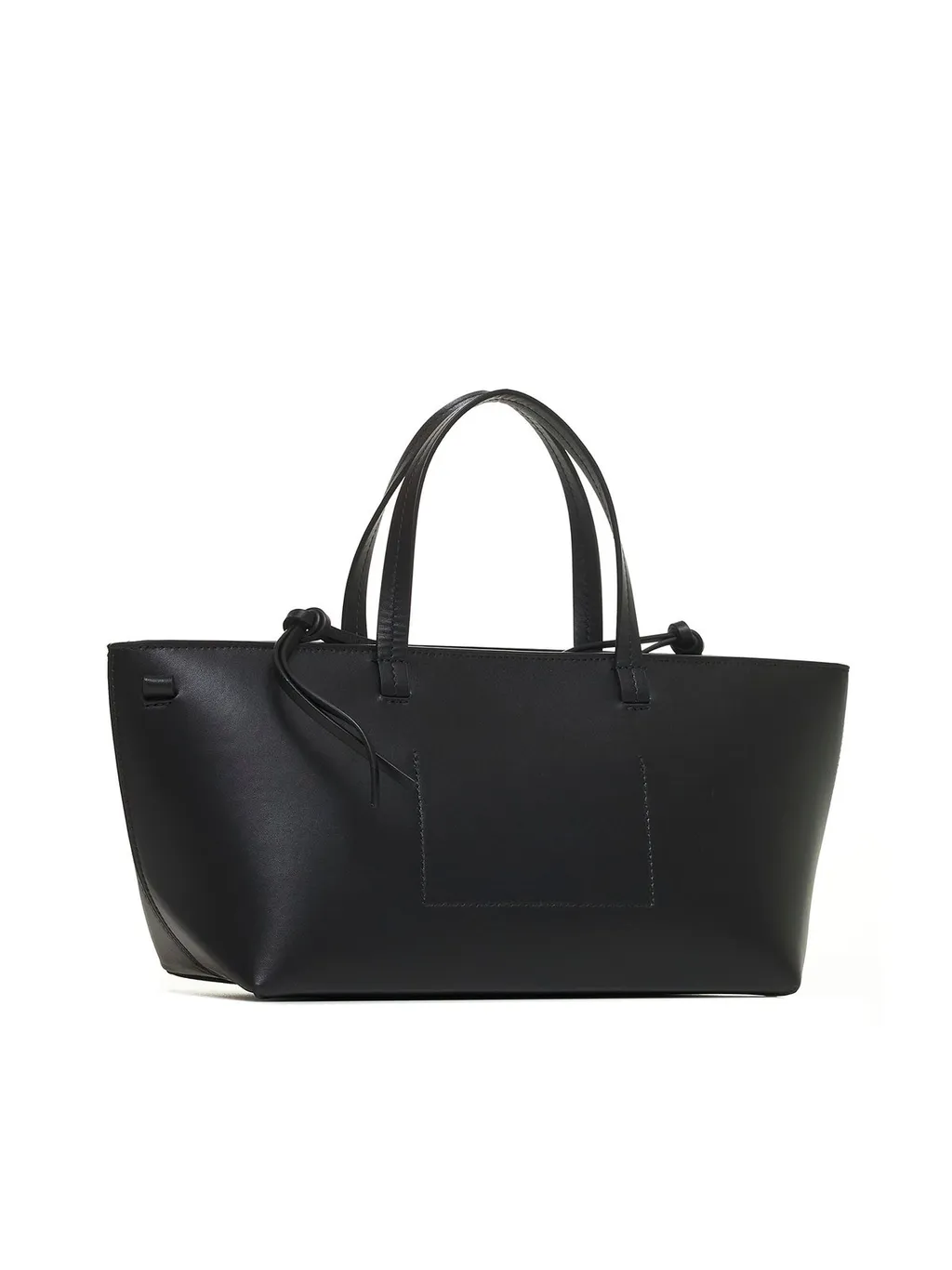 Jil Sander Logo Printed Top Handle Bag