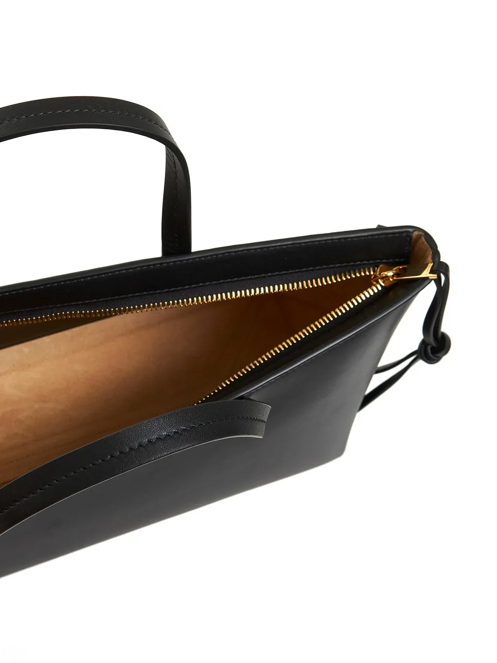 Jil Sander Logo Printed Top Handle Bag
