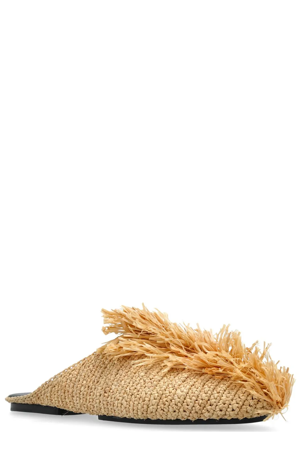 Jil Sander Fringed Slippers