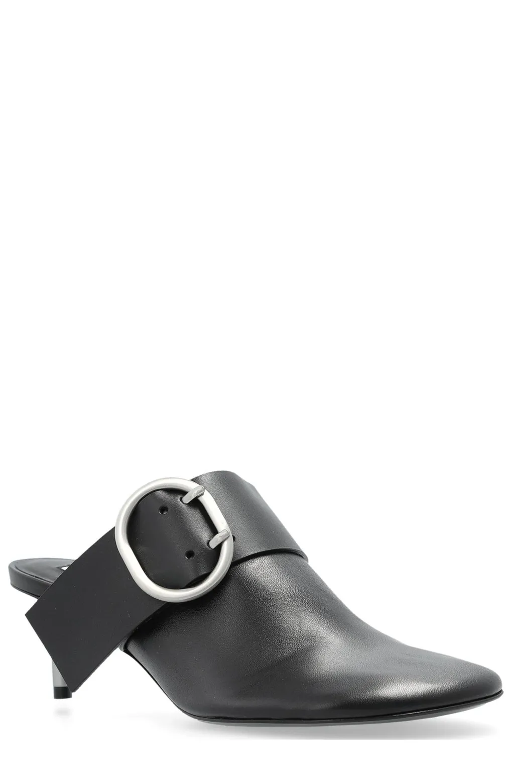 Jil Sander Buckled Heeled Mules