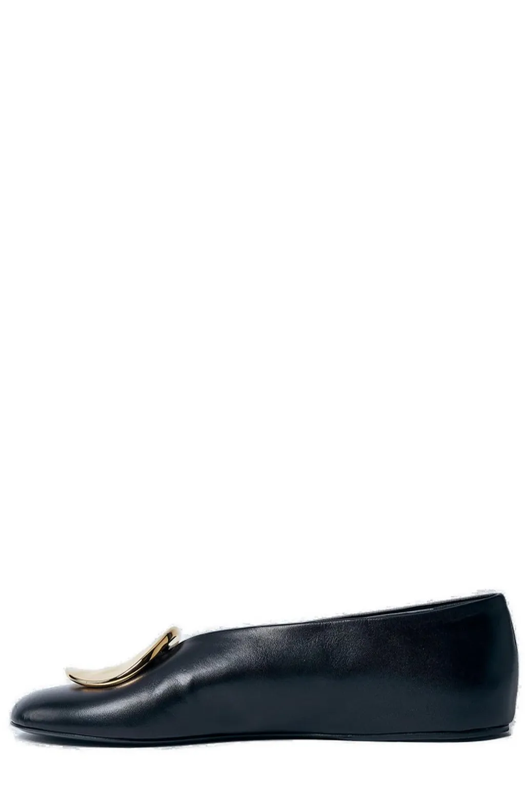 Jil Sander Round Toe Ballerina Shoes