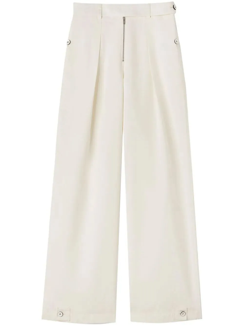 Jil Sander Wide Leg Pleated Pants