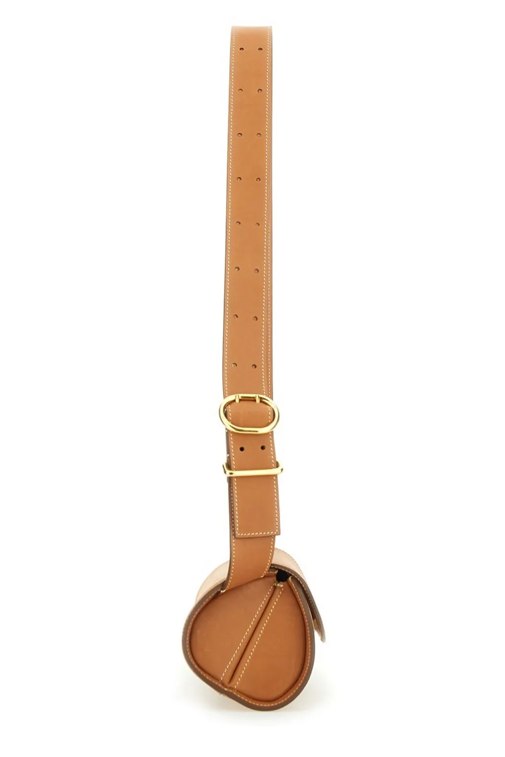 Jil Sander Logo Debossed Shoulder Bag