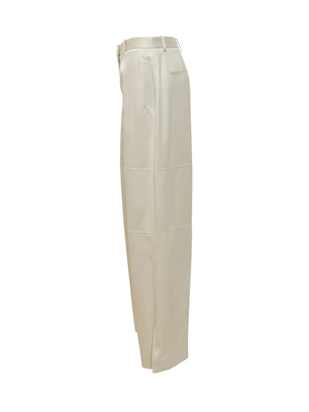 Jil Sander Side Slits Twill Trousers