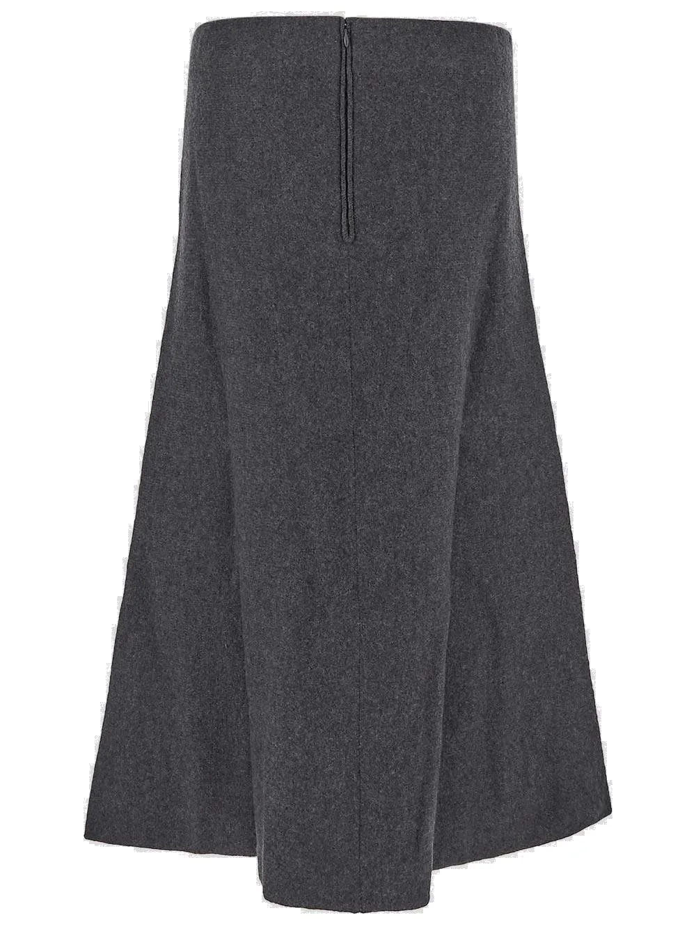 Jil Sander A-Line Knitted Midi Skirt