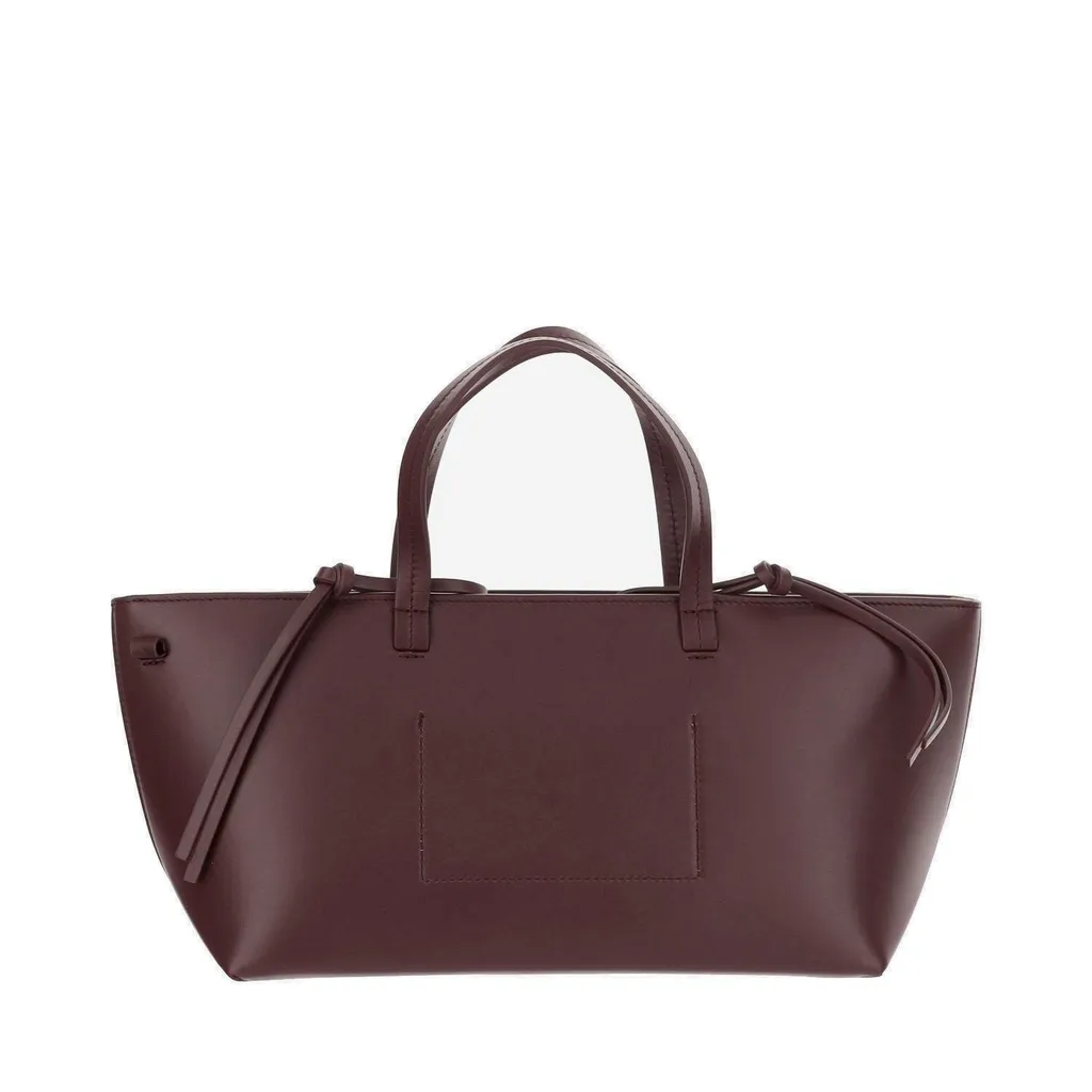 Jil Sander Classic Logo Detailed Tote Bag