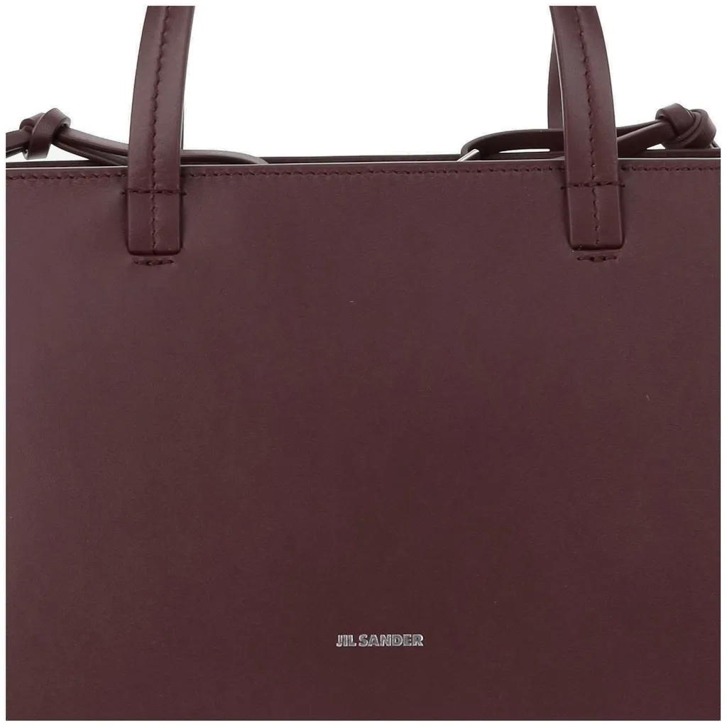 Jil Sander Classic Logo Detailed Tote Bag