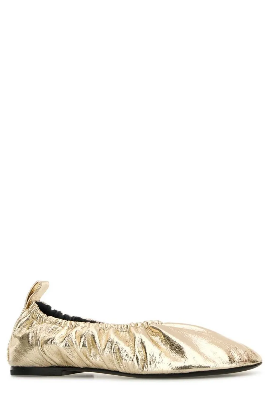 Jil Sander Exaggerated Round Toe Ballerinas