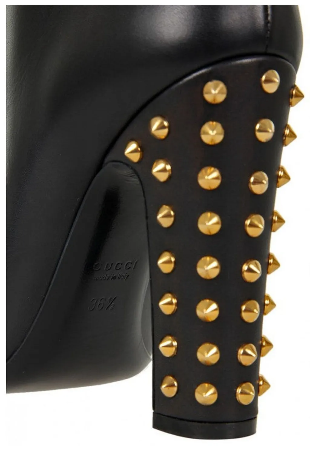 Gucci Jacqueline Studded Heeled Boots