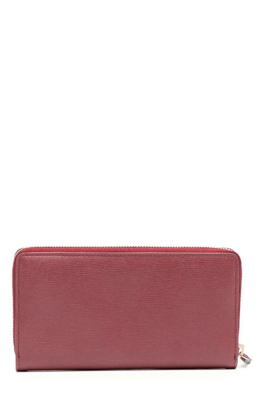 Gucci Gg Logo Plaque Zipped Wallet