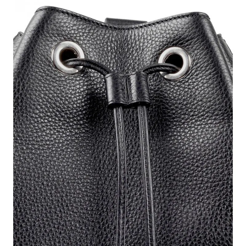 Gucci Logo Embossed Drawstring Backpack