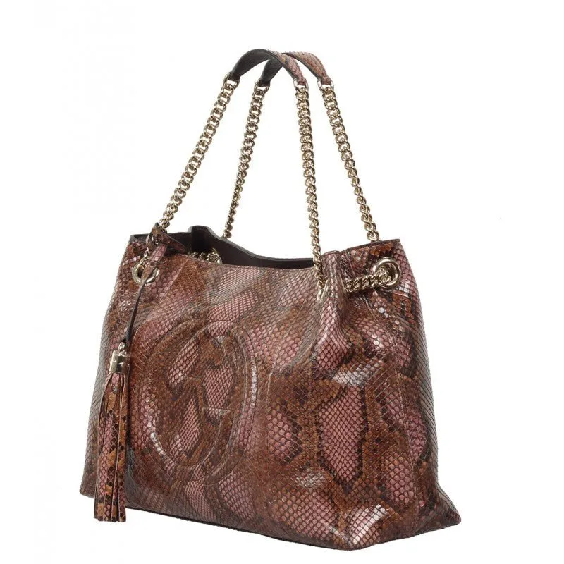 Gucci Interlocking G Embossed Shoulder Bag