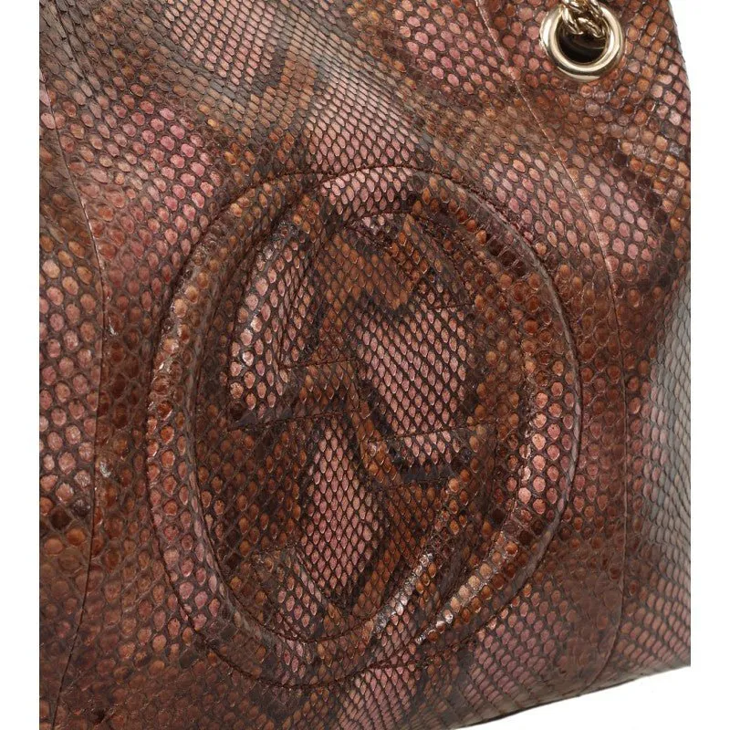 Gucci Interlocking G Embossed Shoulder Bag