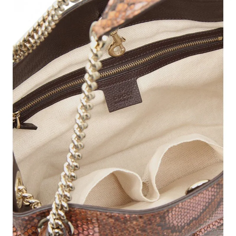Gucci Interlocking G Embossed Shoulder Bag