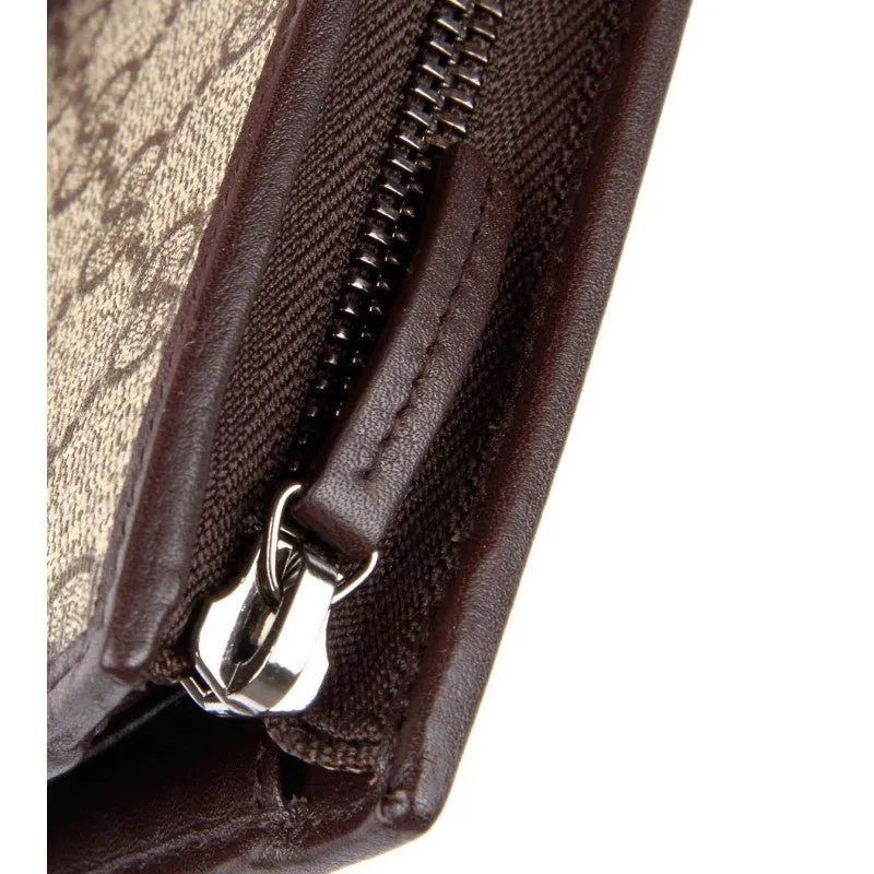 Gucci Gg Monogram Zip Around Wallet
