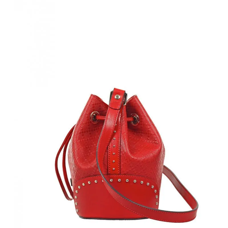Gucci Stud Embellished Bucket Bag