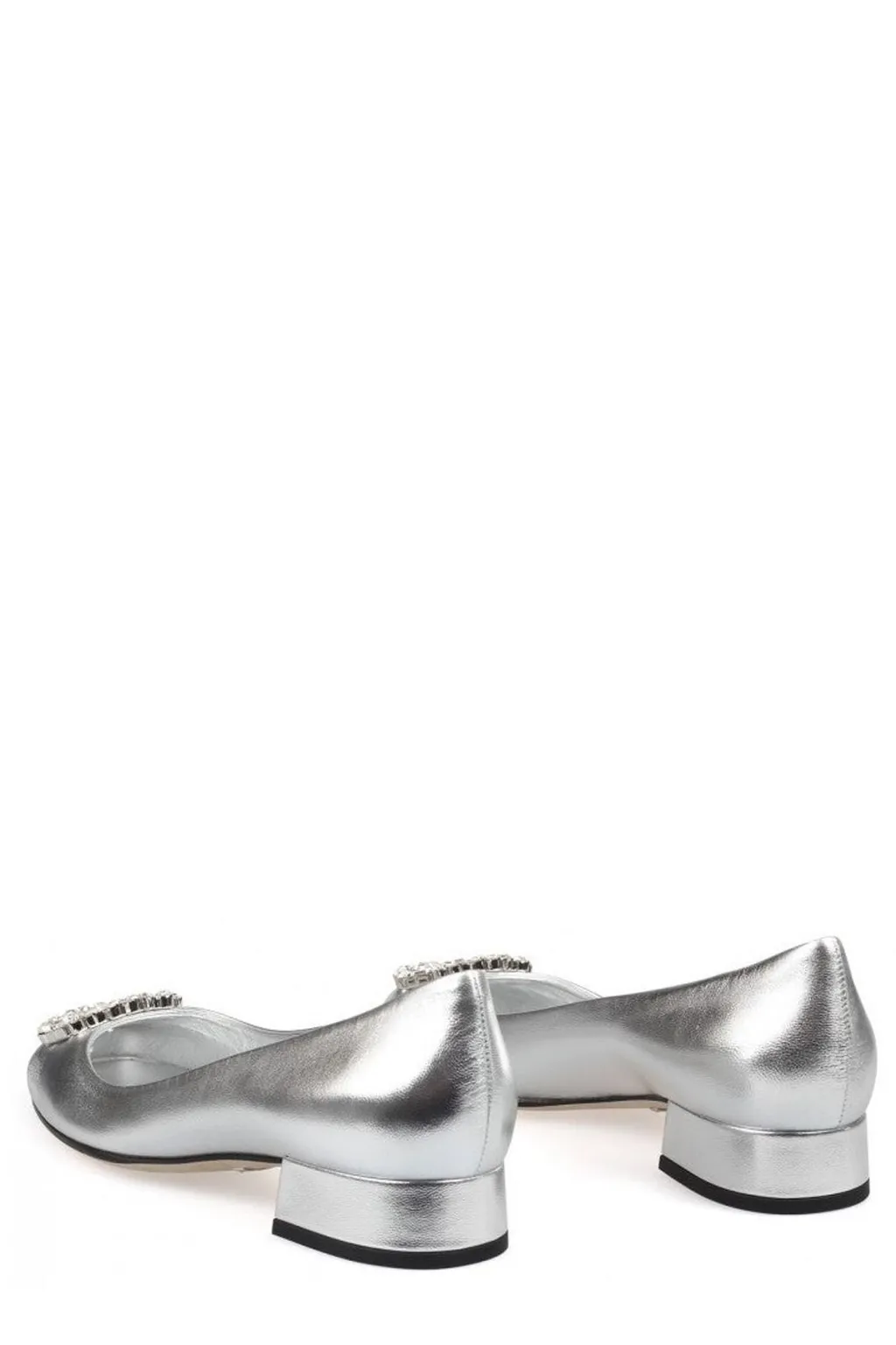 Gucci Gg Sparkling Slip-On Ballerina Shoes