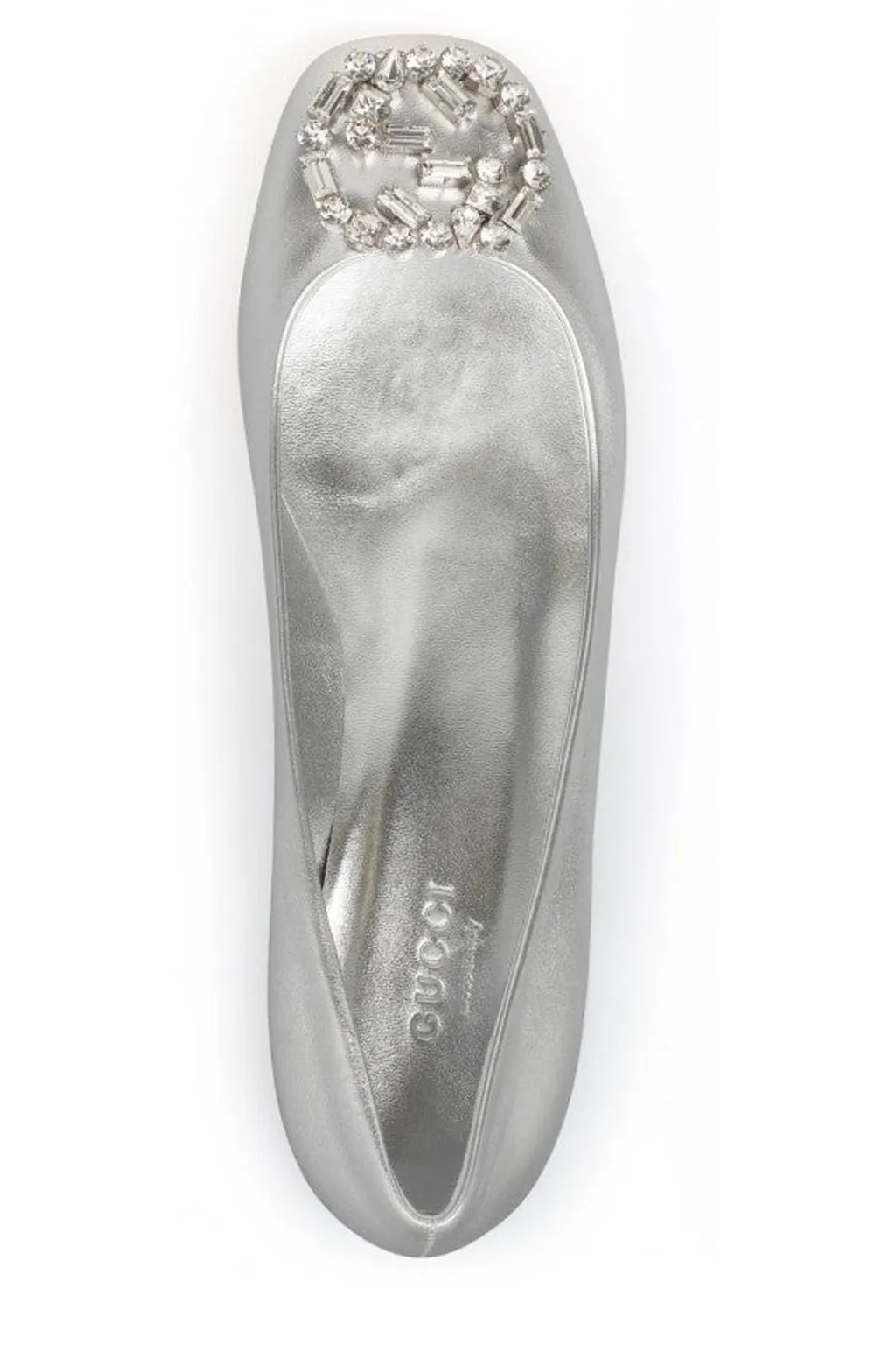 Gucci Gg Sparkling Slip-On Ballerina Shoes