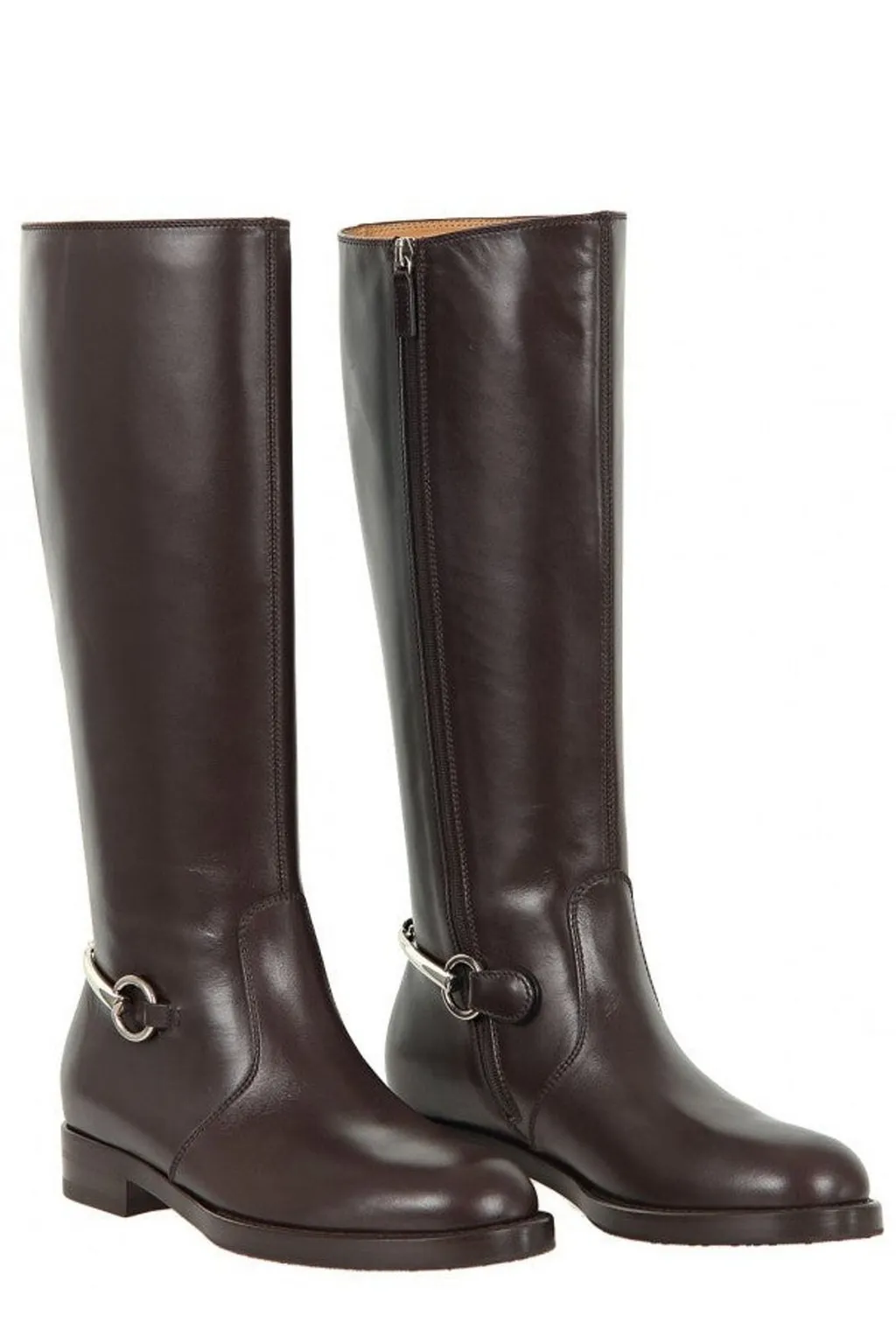 Gucci Round Toe Knee Length Boots