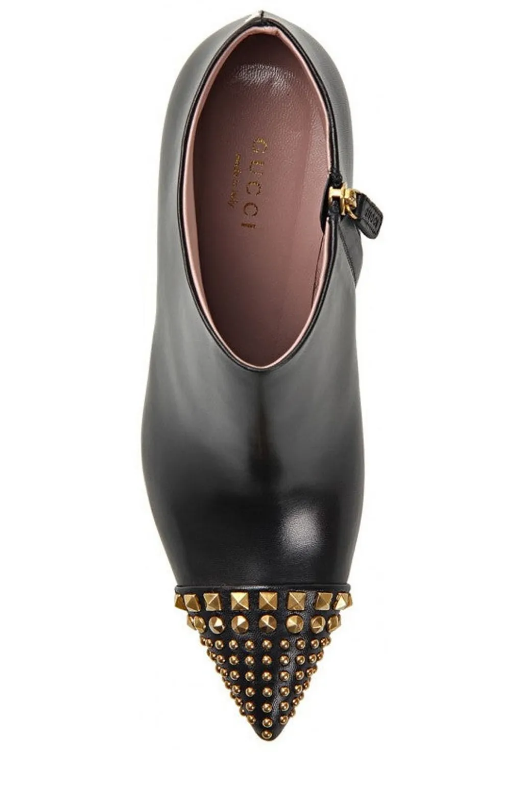 Gucci Side Zipped Studded Ankle Boots