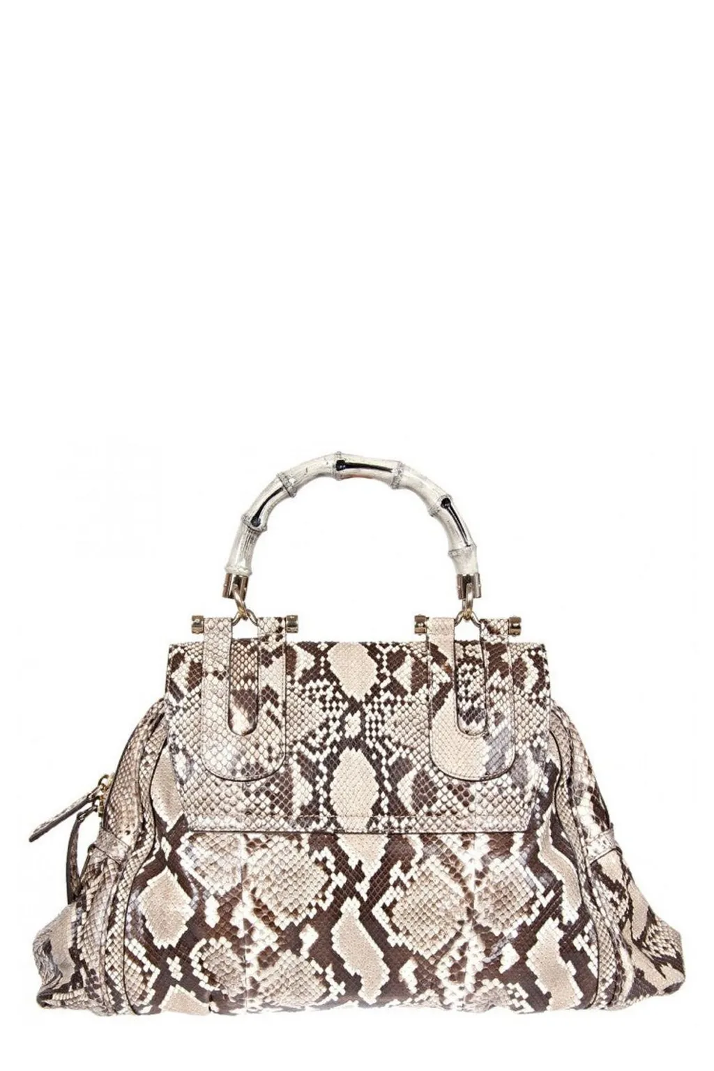 Gucci Embossed Pop Bamboo Tote Bag
