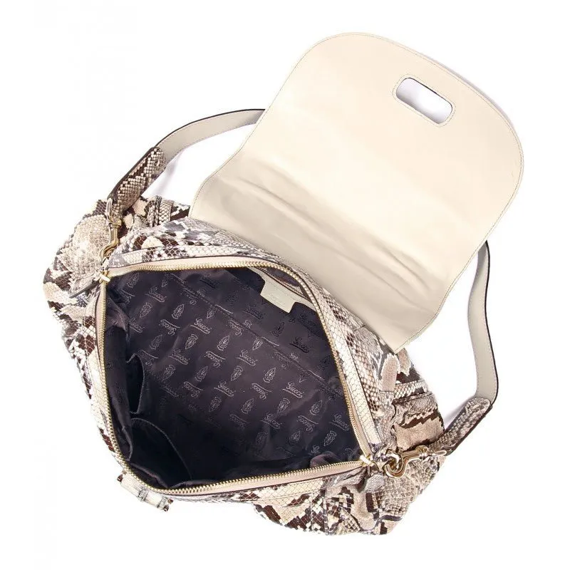 Gucci Embossed Pop Bamboo Tote Bag