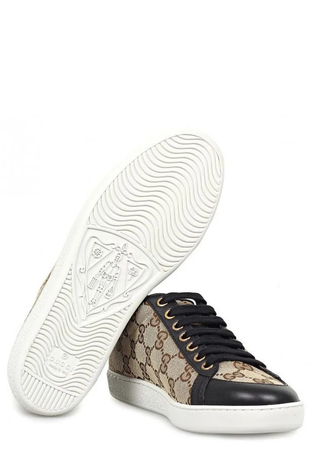 Gucci Gg Monogram Brooklyn Low-Top Sneakers