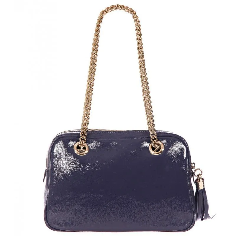 Gucci Logo Embossed Soho Shoulder Bag
