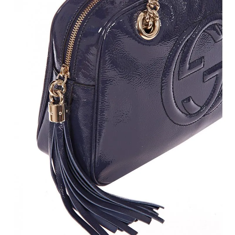 Gucci Logo Embossed Soho Shoulder Bag