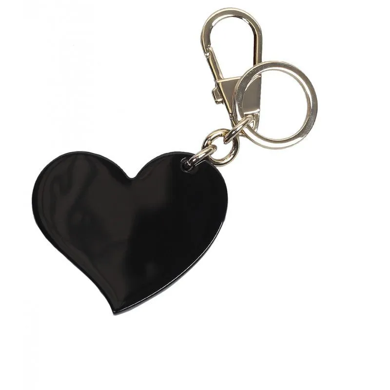 Gucci Embellished Heart Key Ring Charm