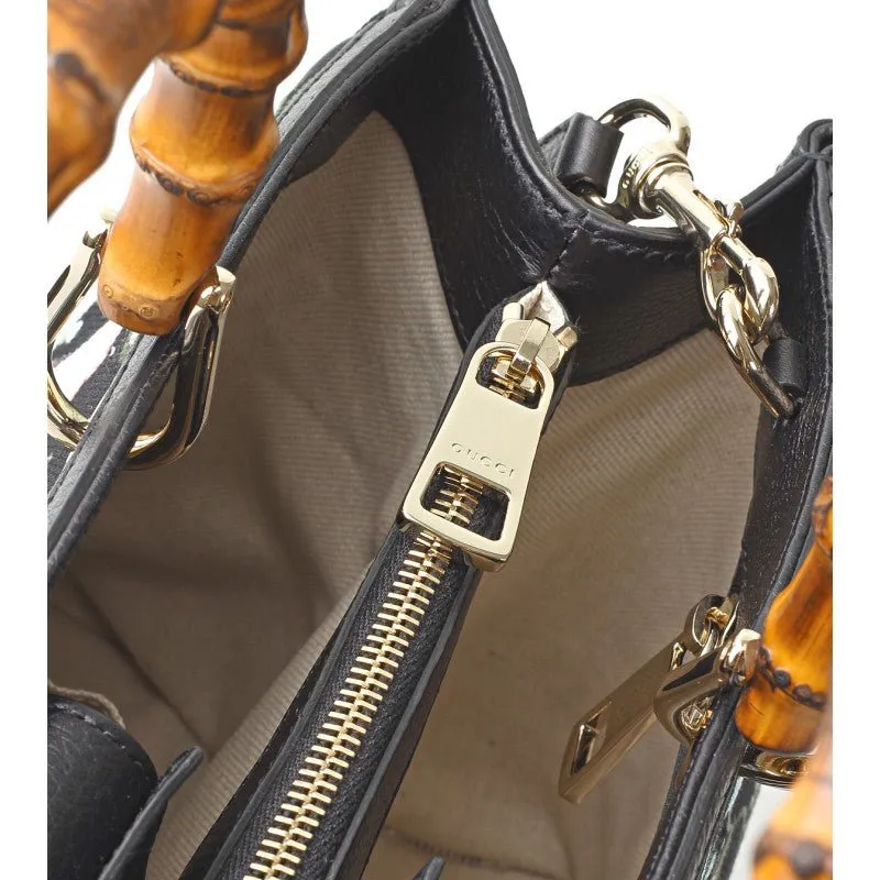 Gucci Flora Knight Print Bamboo Strapped Tote Bag
