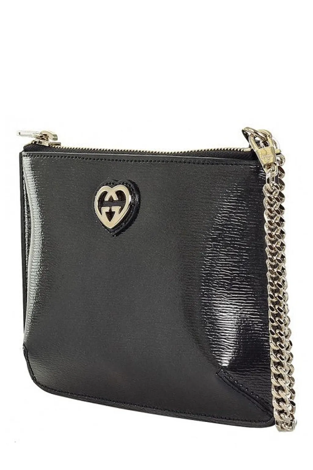 Gucci Gg Heart Logo Zipped Cosmetic Case