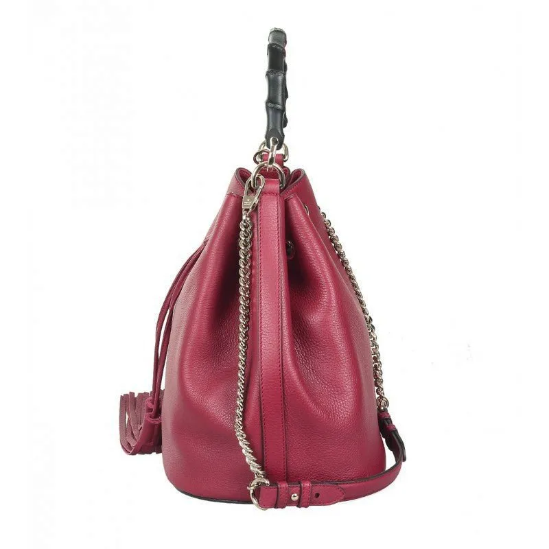 Gucci Tassel Detailed Miss Bamboo Bucket Bag