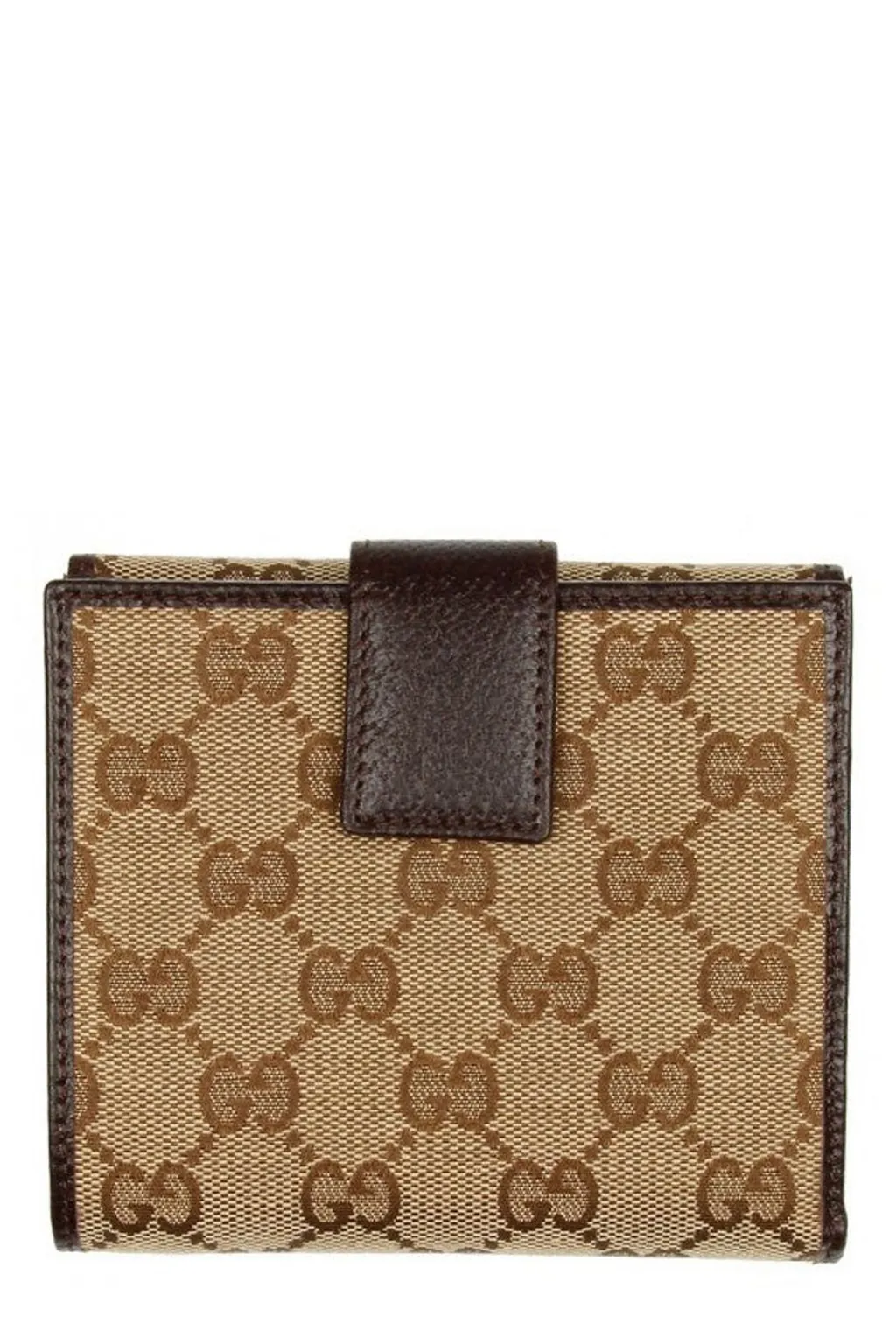 Gucci Gg Monogram Compact Wallet