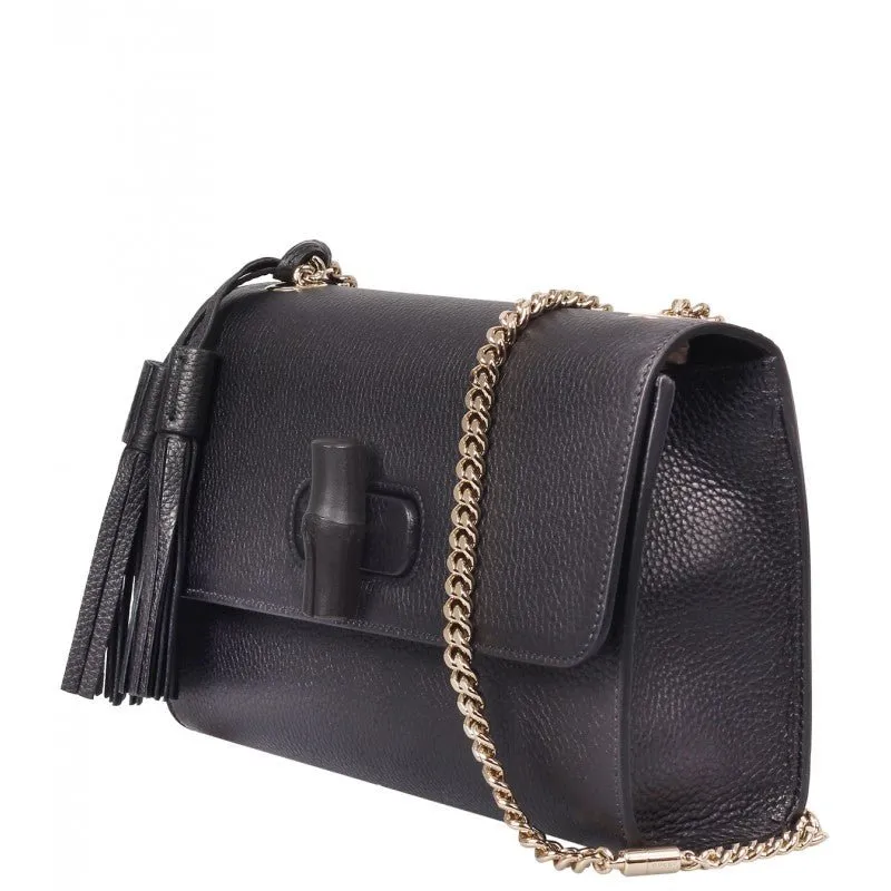 Gucci Miss Bamboo Chain Linked Shoulder Bag