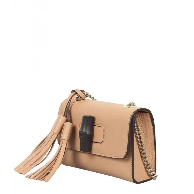 Gucci Tassel Detailed Miss Bamboo Shoulder Bag