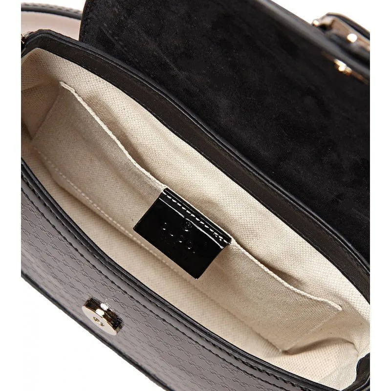 Gucci Embossed Saddle Bag