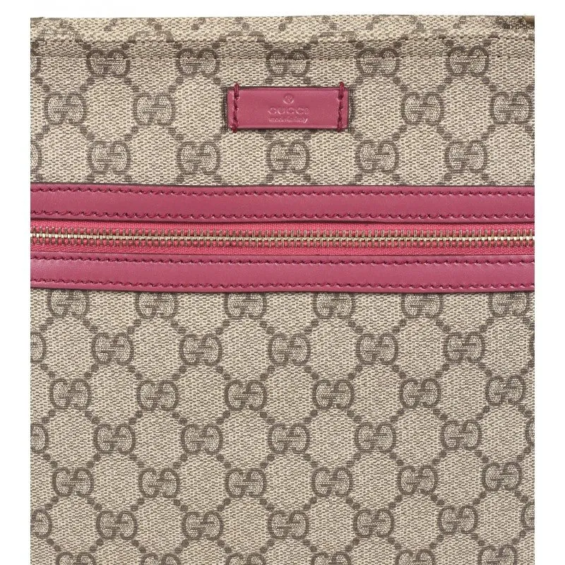 Gucci Logo Patch Gg Supreme Messenger Bag
