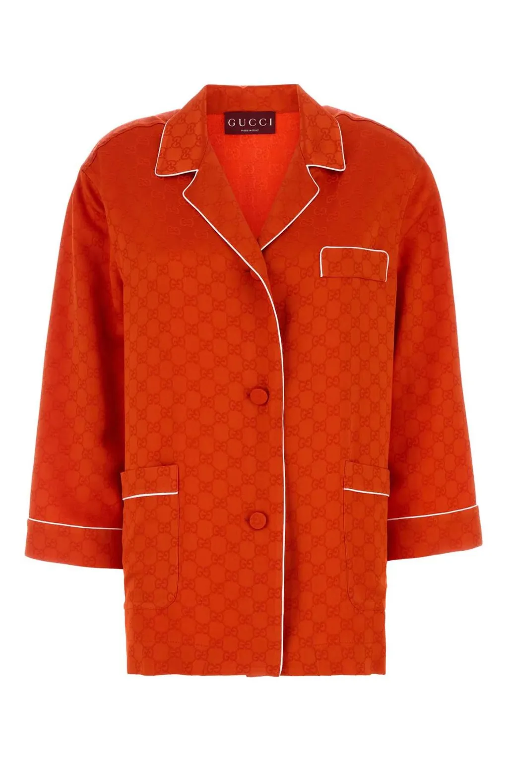 Gucci Gg Satin Shirt