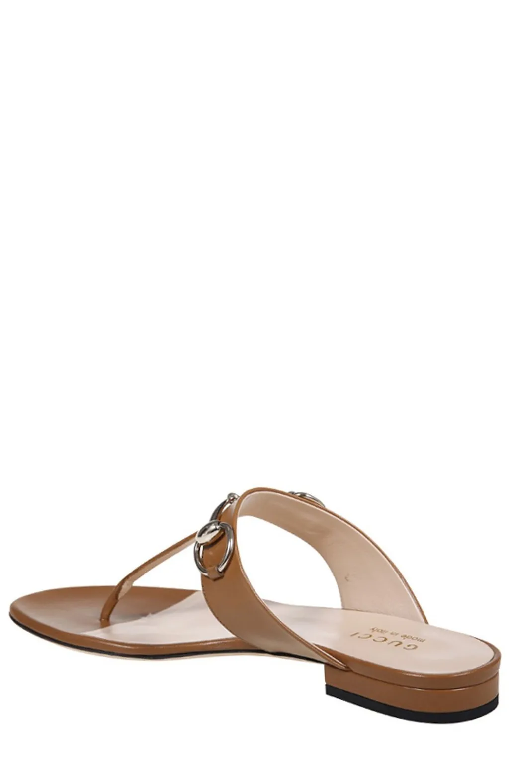 Gucci Lady Horsebit Detailed Thong Sandals