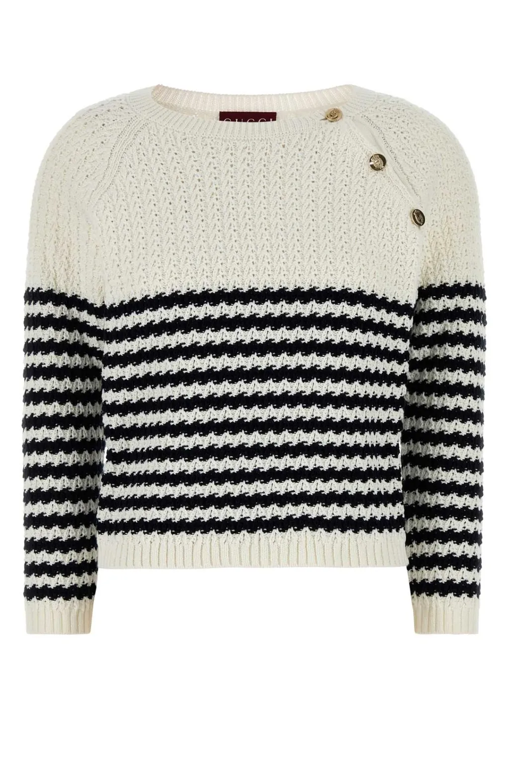 Gucci Striped Boxy Fit Jumper