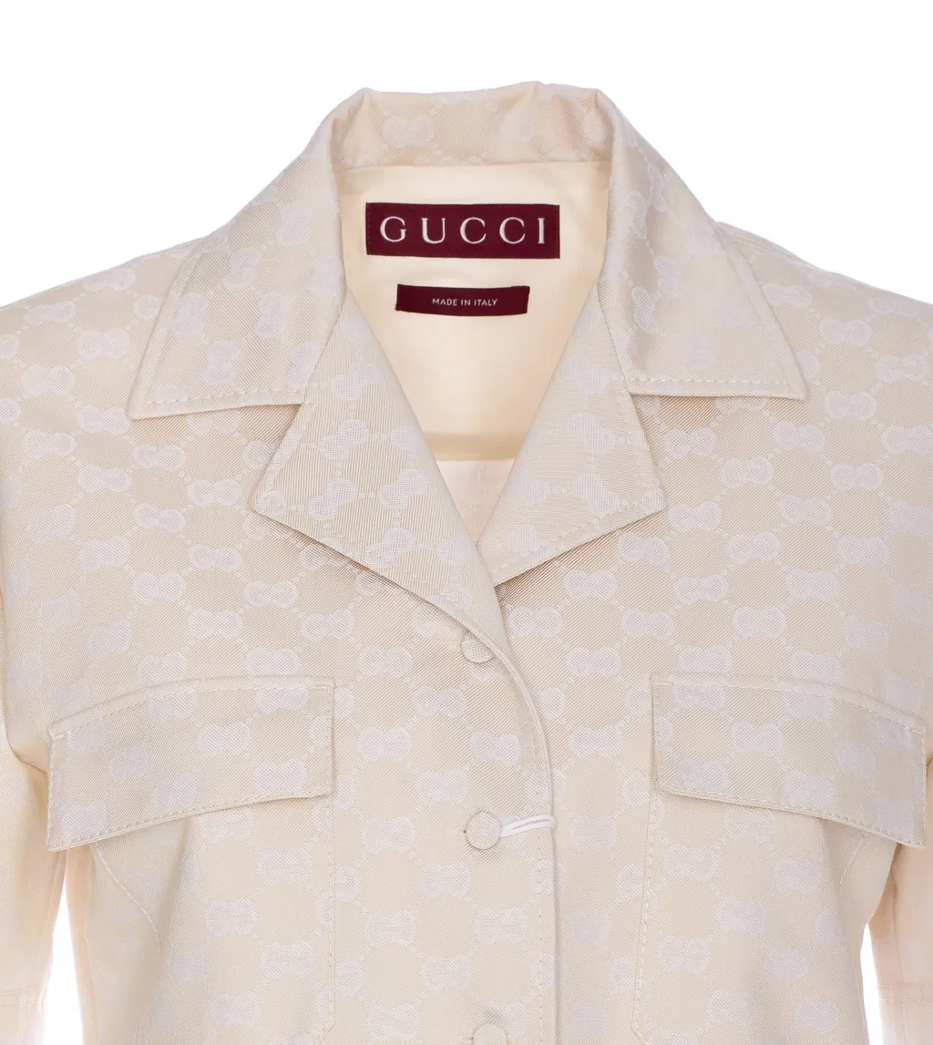 Gucci Gg Gabardine Jumpsuit