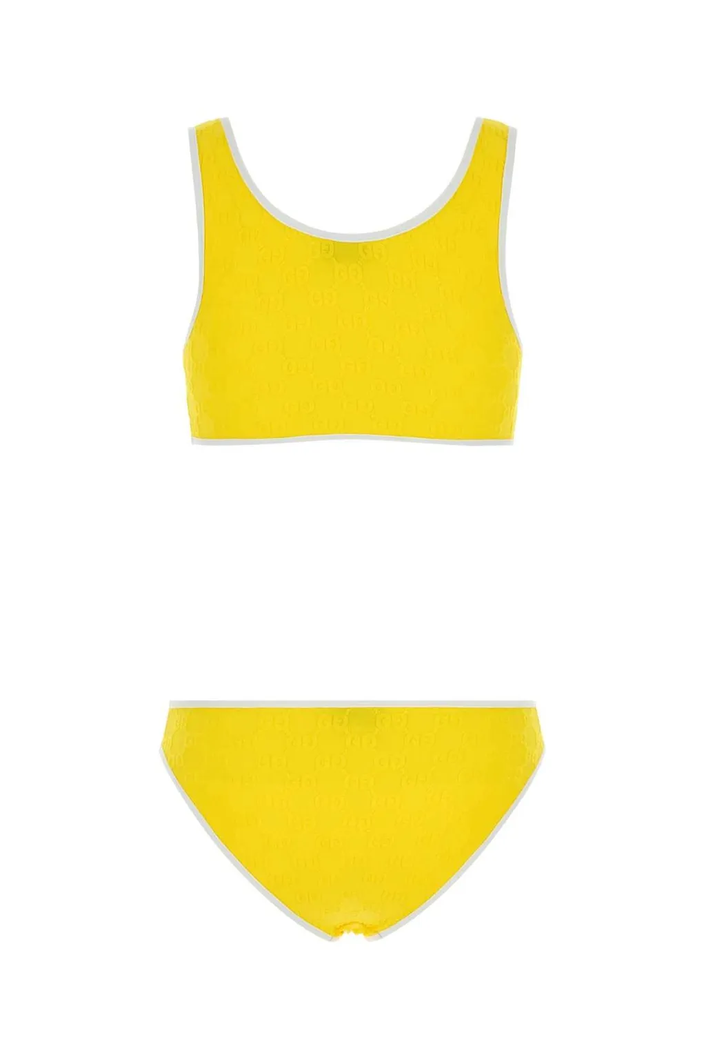 Gucci Logo Monogram Two Piece Bikini Suit