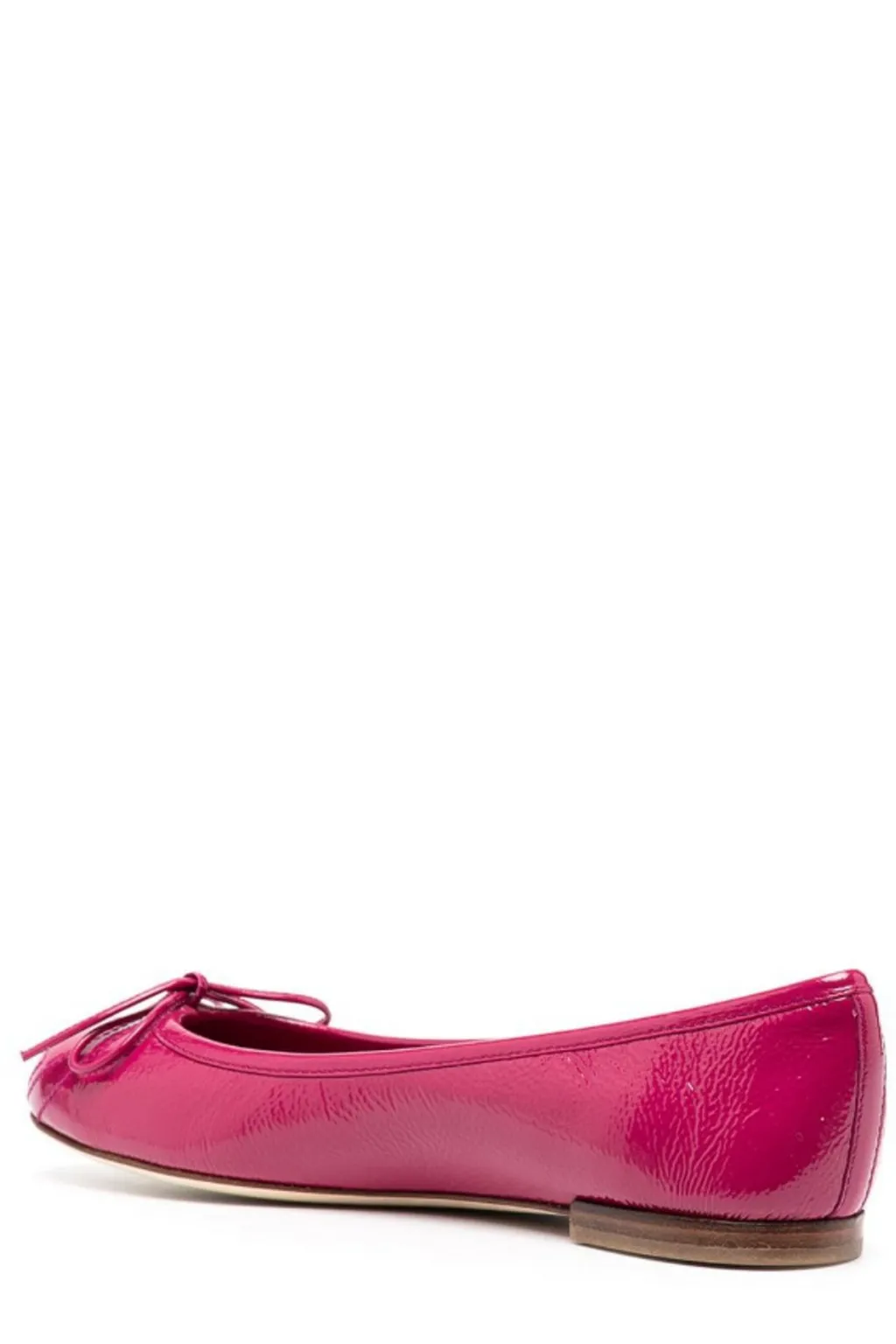 Gucci High Shine Bow Ballet Flats