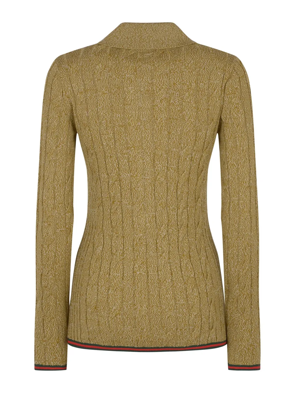 Gucci Fine Cable And Rib Polo Top