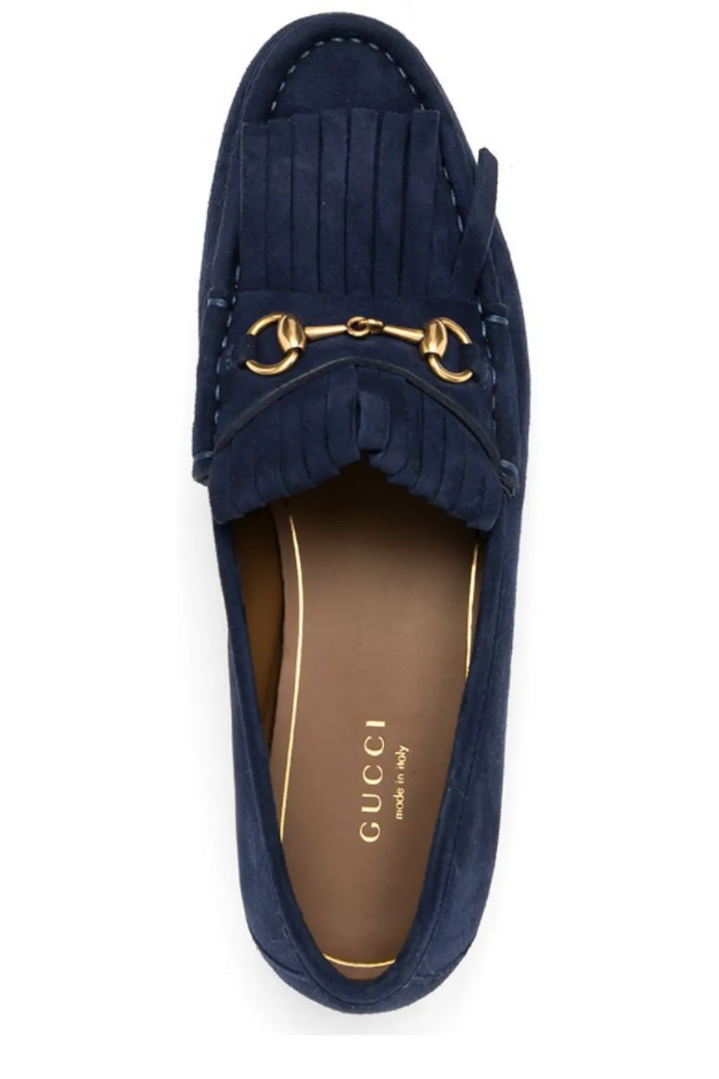 Gucci Horsebit Fringe Detailed Loafers