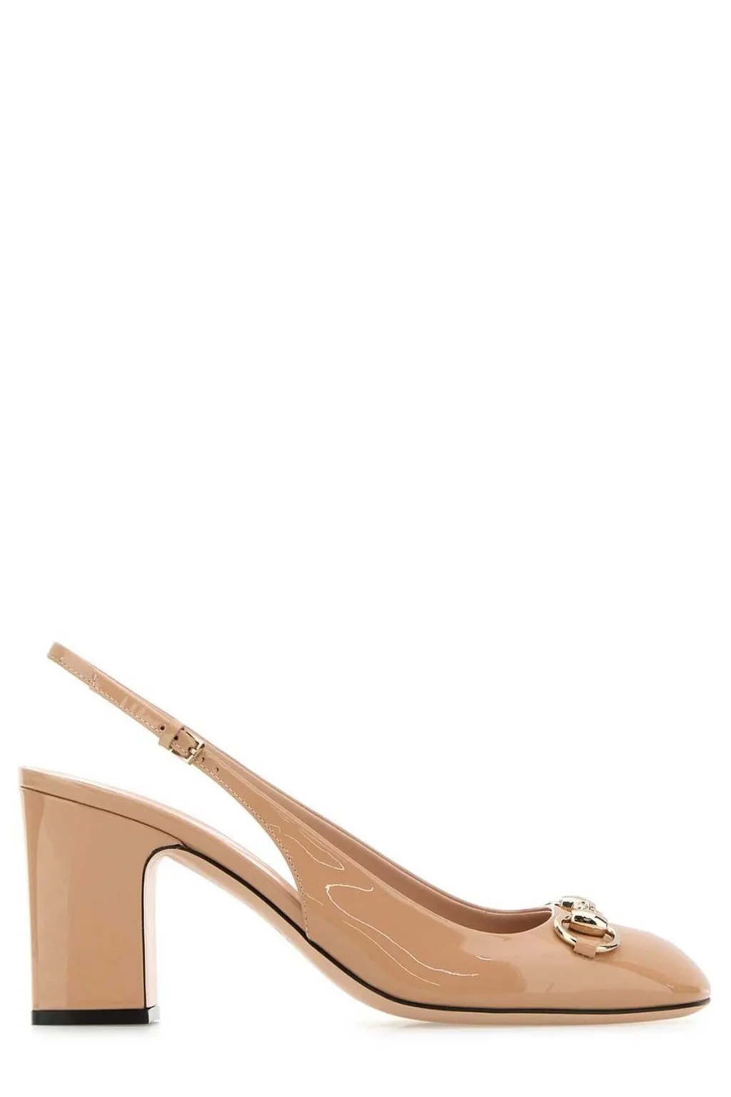 Gucci Horsebit Square Toe Pumps