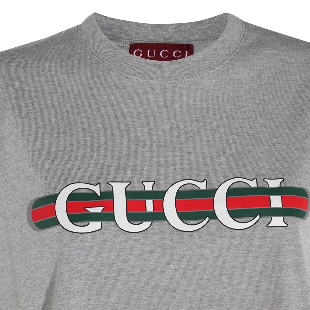 Gucci Logo Printed Jersey T-Shirt