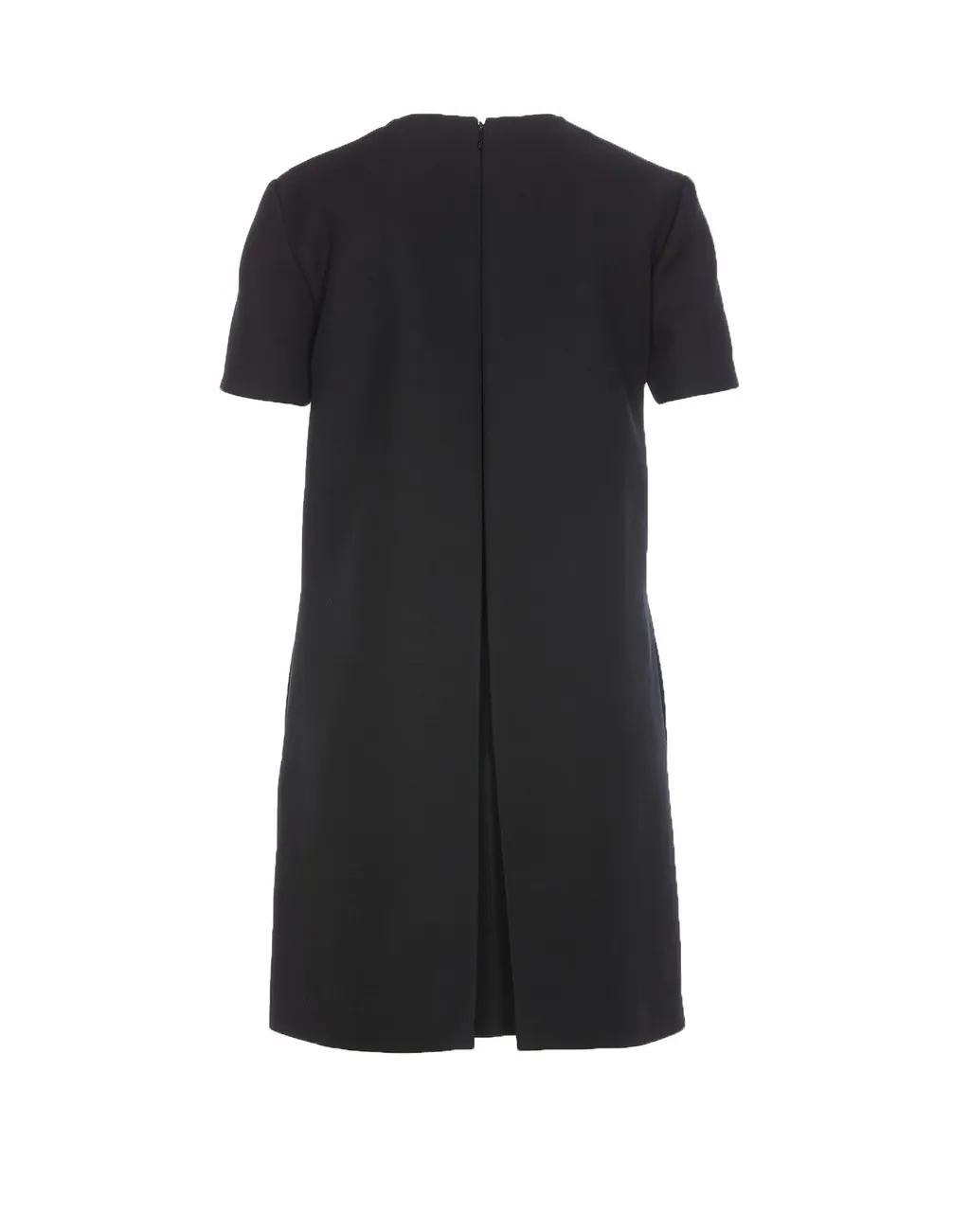 Gucci Rear Zipped Inverted-Pleat Mini Dress